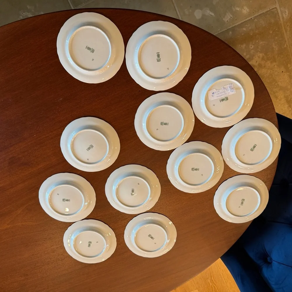 Schumann Arzberg Bavaria porcelain dessert plates